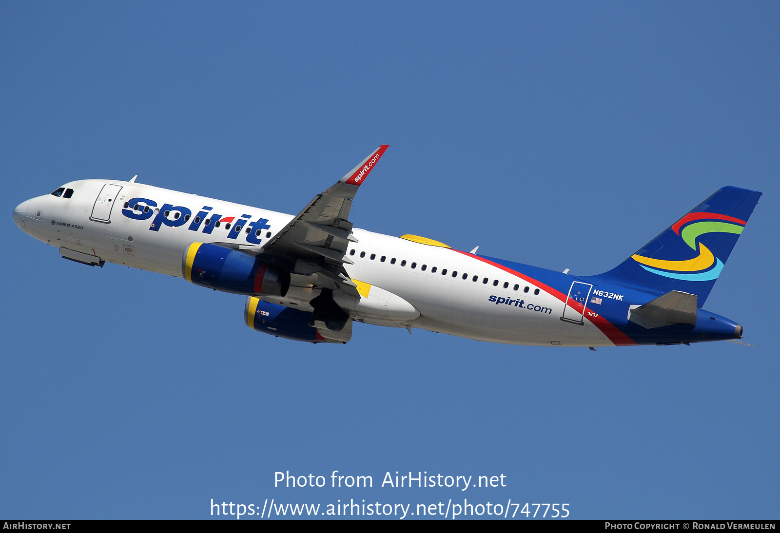 Aircraft Photo of N632NK | Airbus A320-232 | Spirit Airlines | AirHistory.net #747755