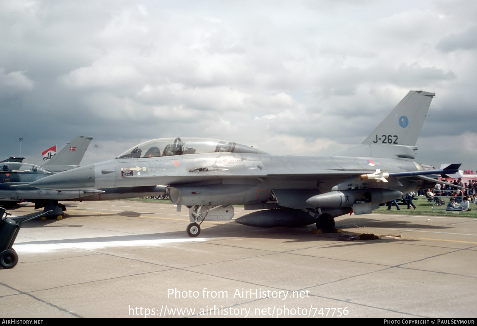 Aircraft Photo of J-262 | General Dynamics F-16B Fighting Falcon | Netherlands - Air Force | AirHistory.net #747756