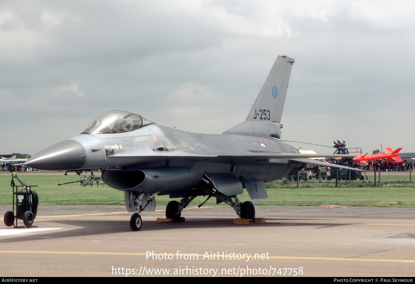 Aircraft Photo of J-253 | General Dynamics F-16A Fighting Falcon | Netherlands - Air Force | AirHistory.net #747758