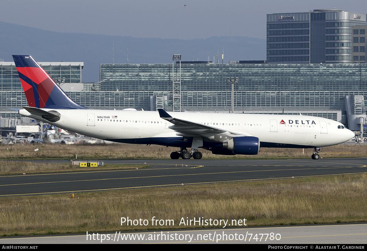 Aircraft Photo of N861NW | Airbus A330-223 | Delta Air Lines | AirHistory.net #747780