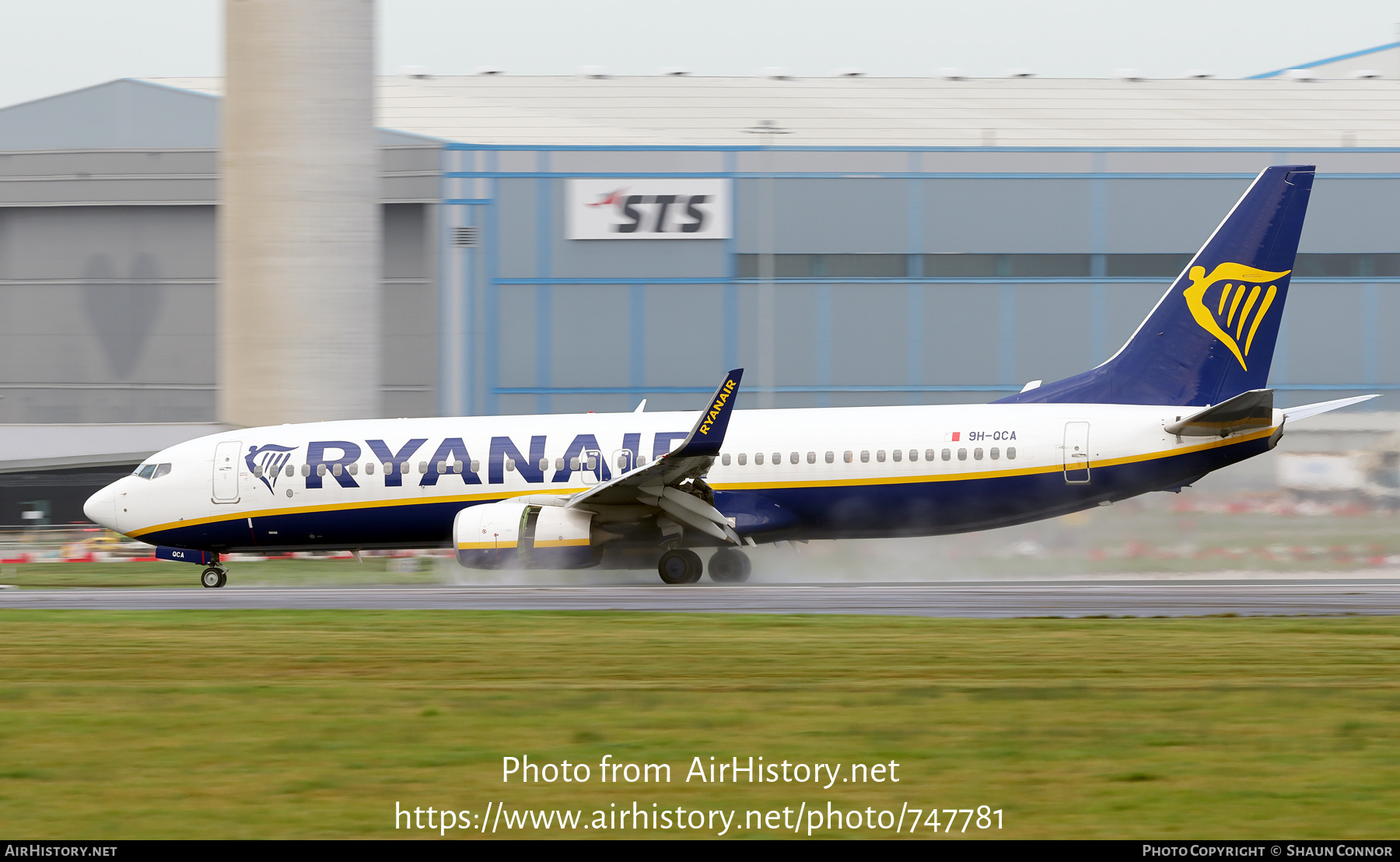 Aircraft Photo of 9H-QCA | Boeing 737-8AS | Ryanair | AirHistory.net #747781