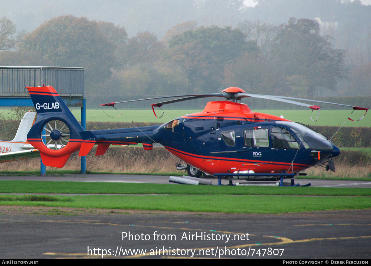 Aircraft Photo of G-GLAB | Eurocopter EC-135T-2+ | PDG Helicopters | AirHistory.net #747807