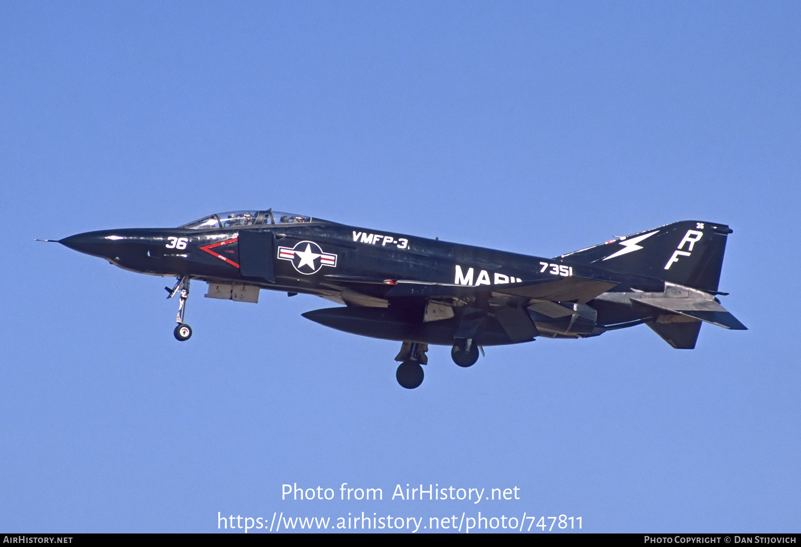 Aircraft Photo of 157351 / 7351 | McDonnell Douglas RF-4B Phantom II | USA - Marines | AirHistory.net #747811