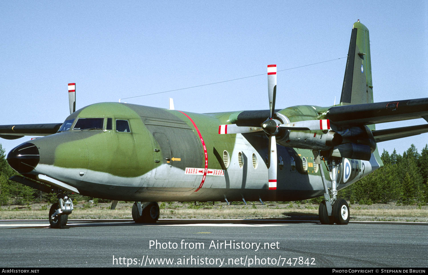 Aircraft Photo of FF-3 | Fokker F27-400M Troopship | Finland - Air Force | AirHistory.net #747842