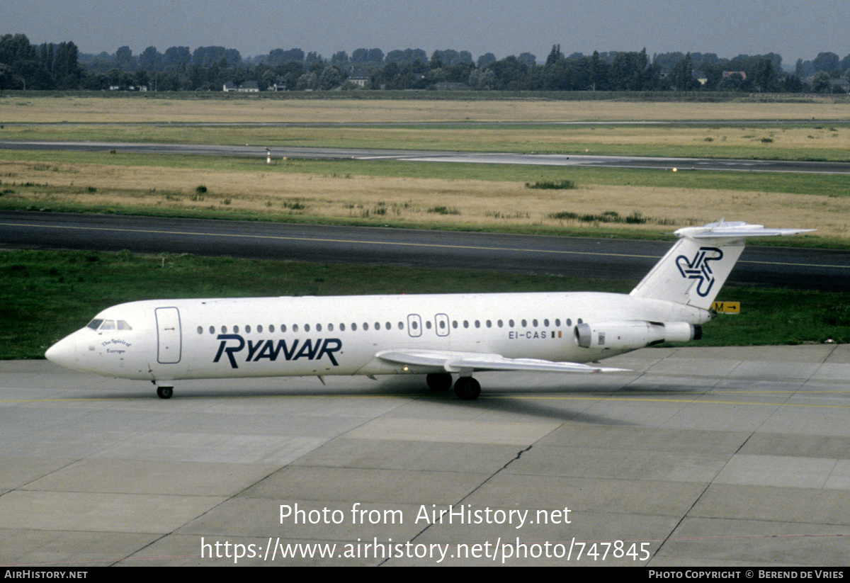 Aircraft Photo of EI-CAS | British Aerospace Rombac 111-561RC One-Eleven | Ryanair | AirHistory.net #747845