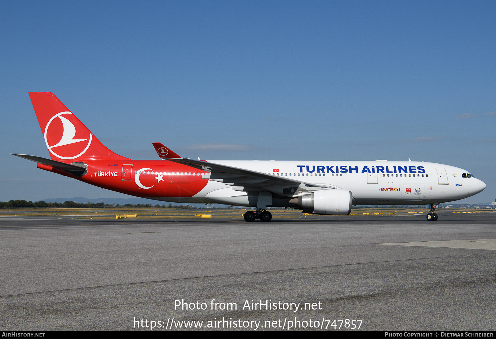 Aircraft Photo of TC-JNB | Airbus A330-203 | Turkish Airlines | AirHistory.net #747857