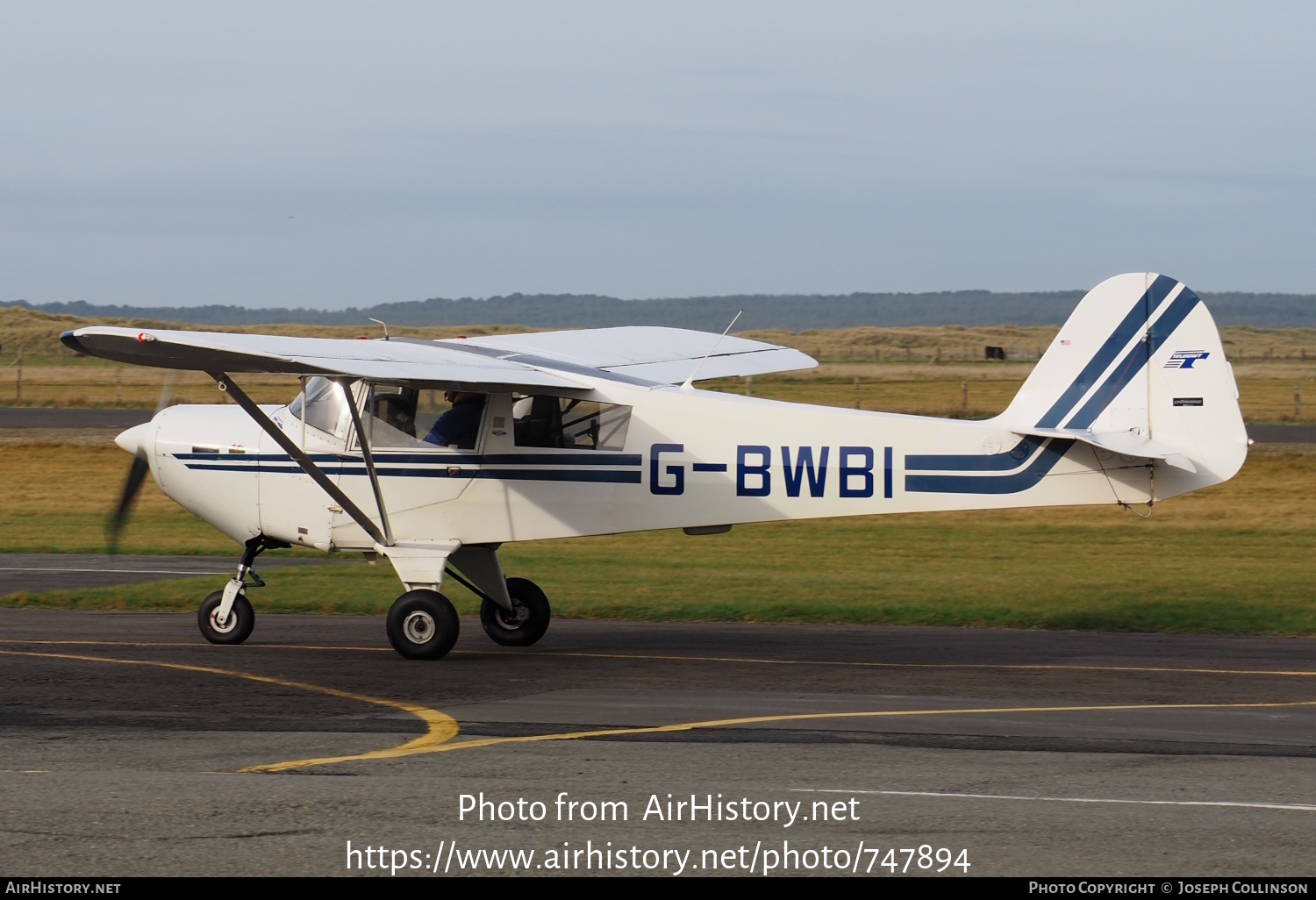 Aircraft Photo of G-BWBI | Taylorcraft F-22A | AirHistory.net #747894