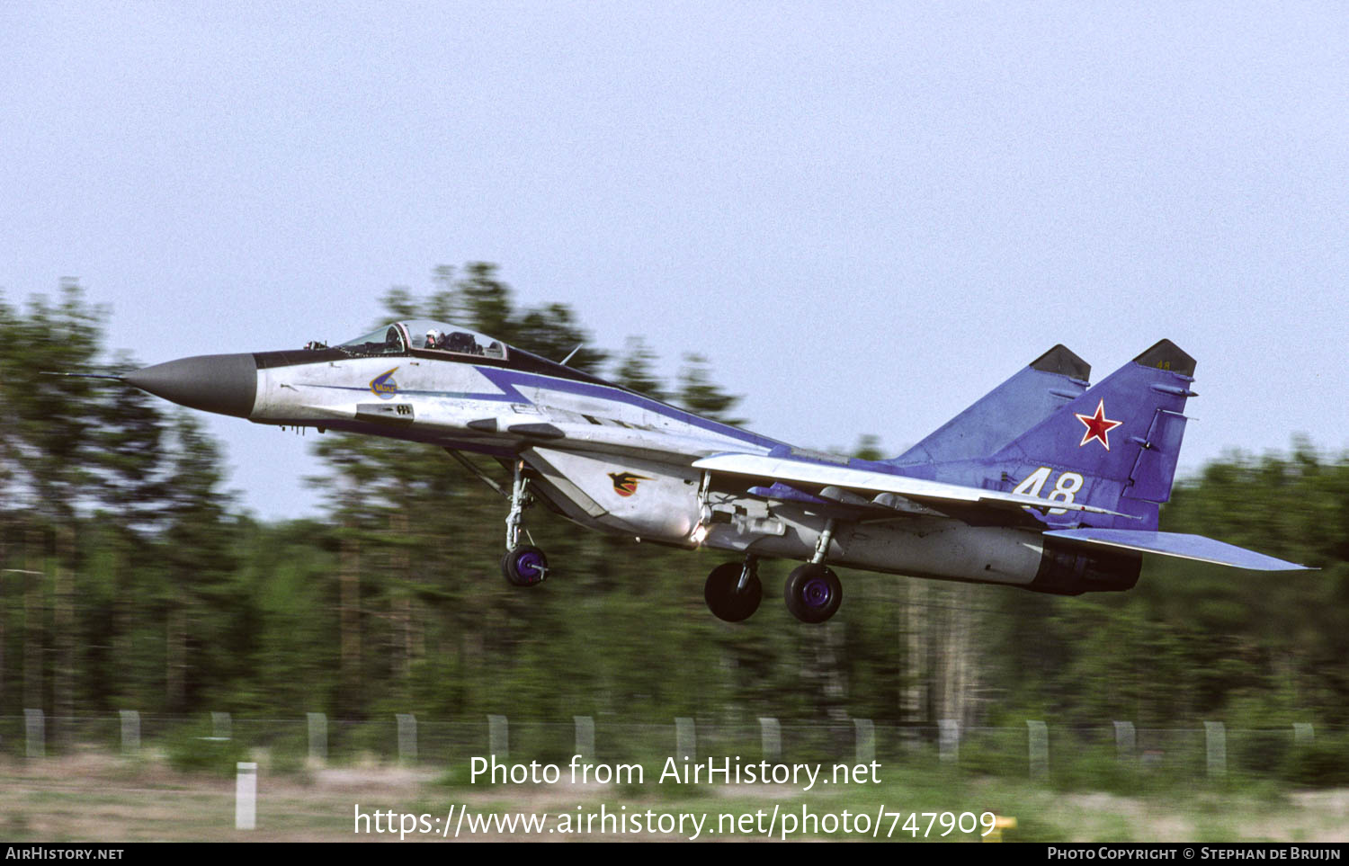 Aircraft Photo of 48 | Mikoyan-Gurevich MiG-29 | Russia - Air Force | AirHistory.net #747909