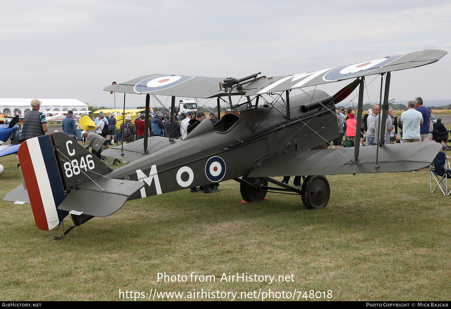 Aircraft Photo of G-AVOU / C8846 | Slingsby T-56 S.E.5A replica | UK - Air Force | AirHistory.net #748018