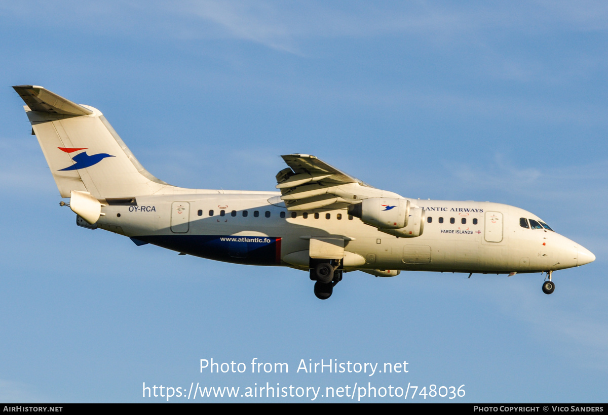 Aircraft Photo of OY-RCA | British Aerospace BAe-146-200 | Atlantic Airways | AirHistory.net #748036