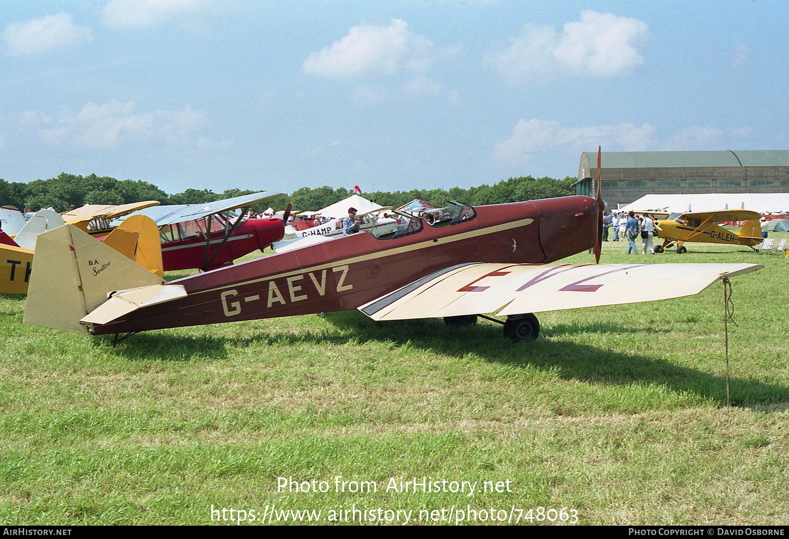 Aircraft Photo of G-AEVZ | British Aircraft L25C Swallow II | AirHistory.net #748063