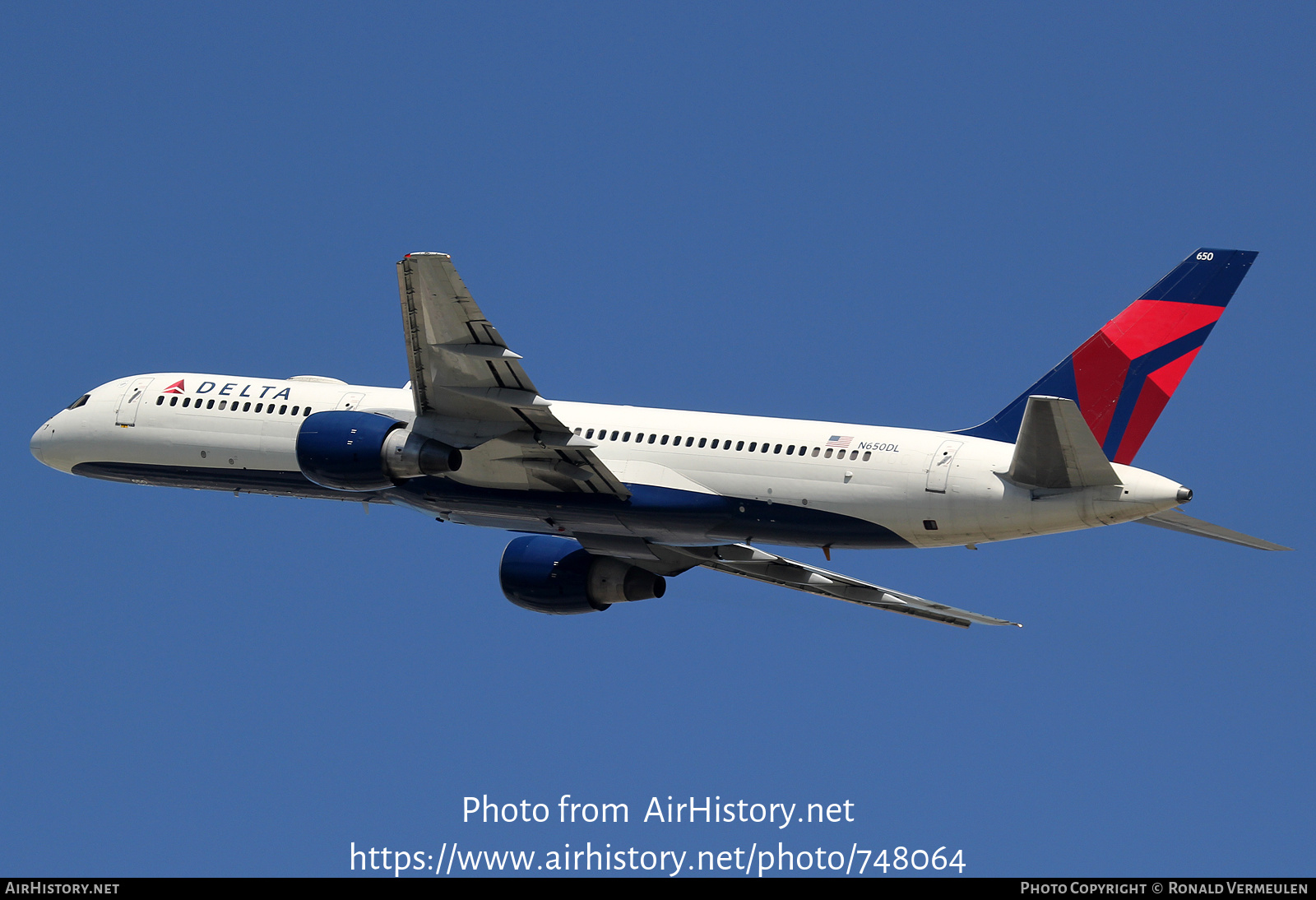 Aircraft Photo of N650DL | Boeing 757-232 | Delta Air Lines | AirHistory.net #748064