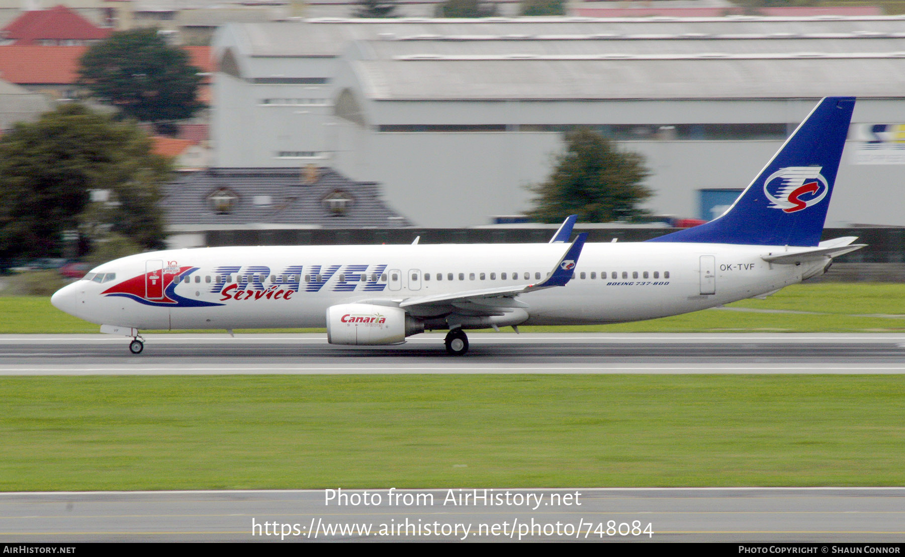 Aircraft Photo of OK-TVF | Boeing 737-8FH | Travel Service | AirHistory.net #748084