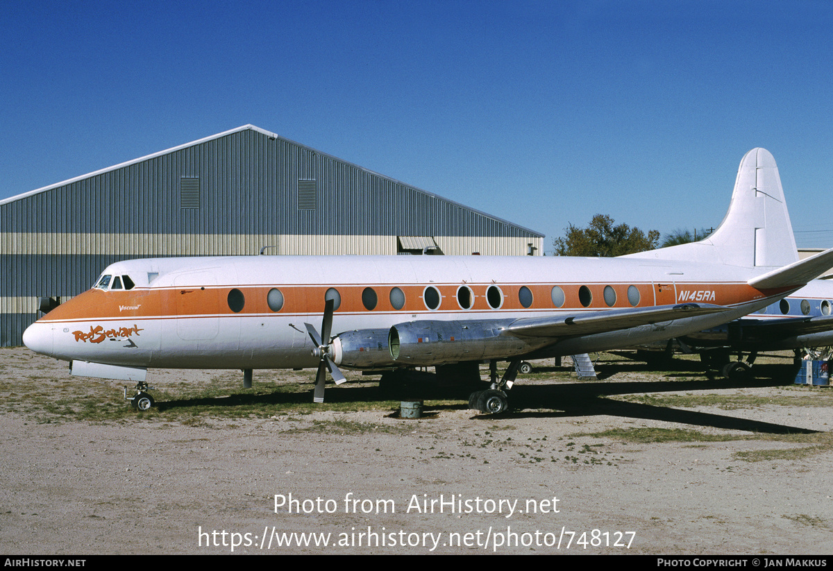 Aircraft Photo of N145RA | Vickers 814 Viscount | AirHistory.net #748127