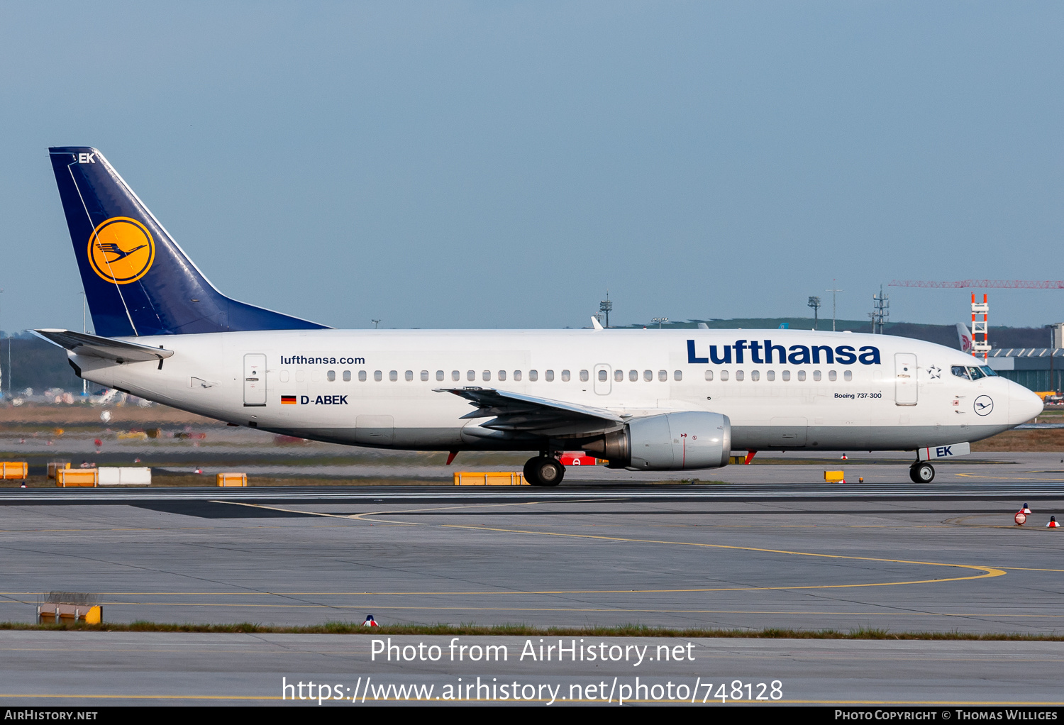 Aircraft Photo of D-ABEK | Boeing 737-330 | Lufthansa | AirHistory.net #748128