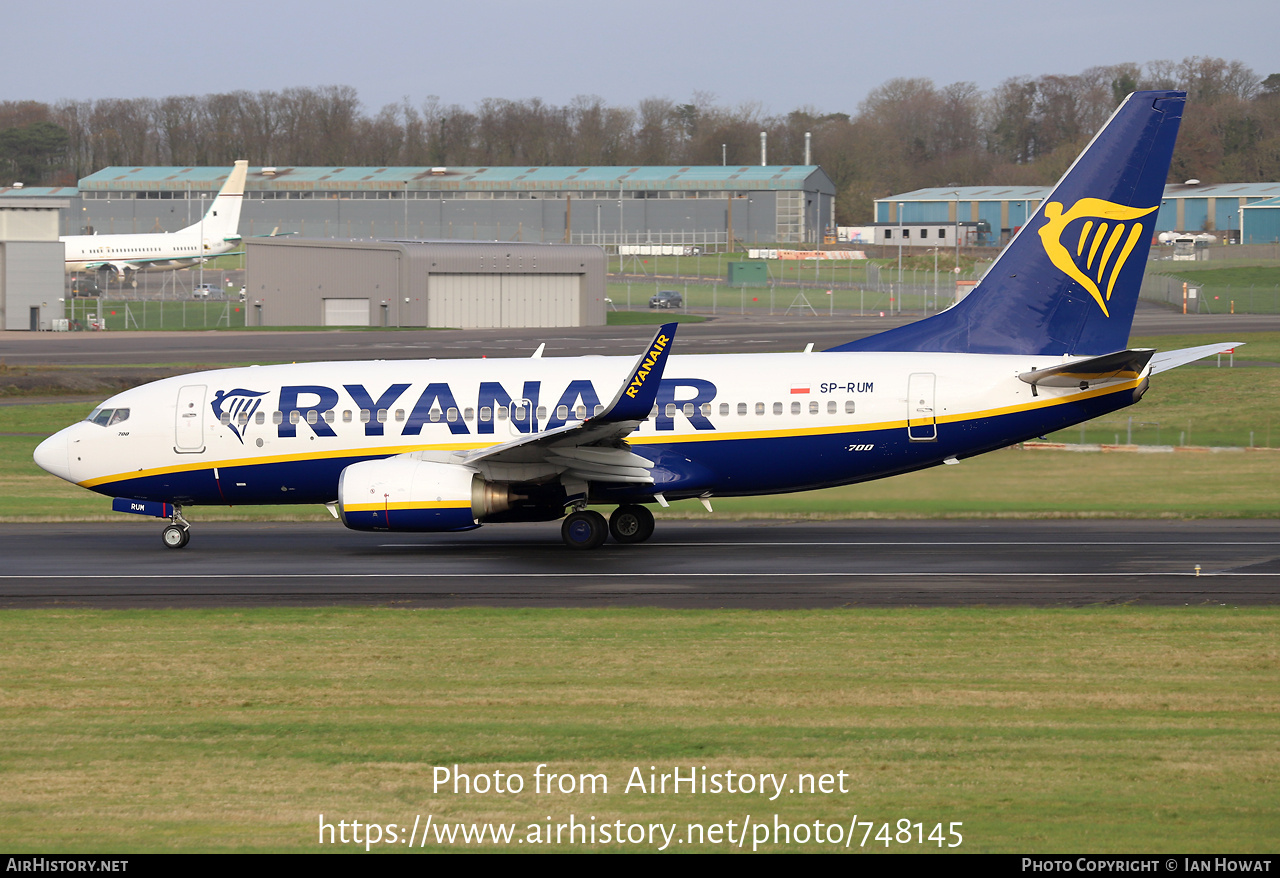 Aircraft Photo of SP-RUM | Boeing 737-73S | Ryanair | AirHistory.net #748145