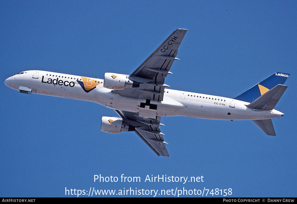 Aircraft Photo of CC-CYH | Boeing 757-2Q8 | Ladeco | AirHistory.net #748158