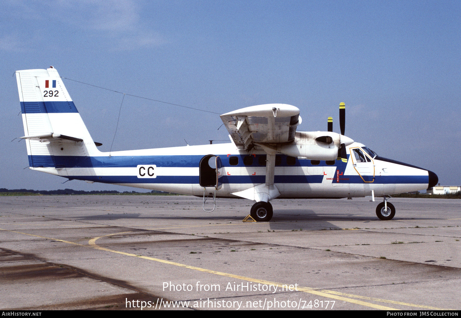 Aircraft Photo of 292 | De Havilland Canada DHC-6-300 Twin Otter | France - Air Force | AirHistory.net #748177