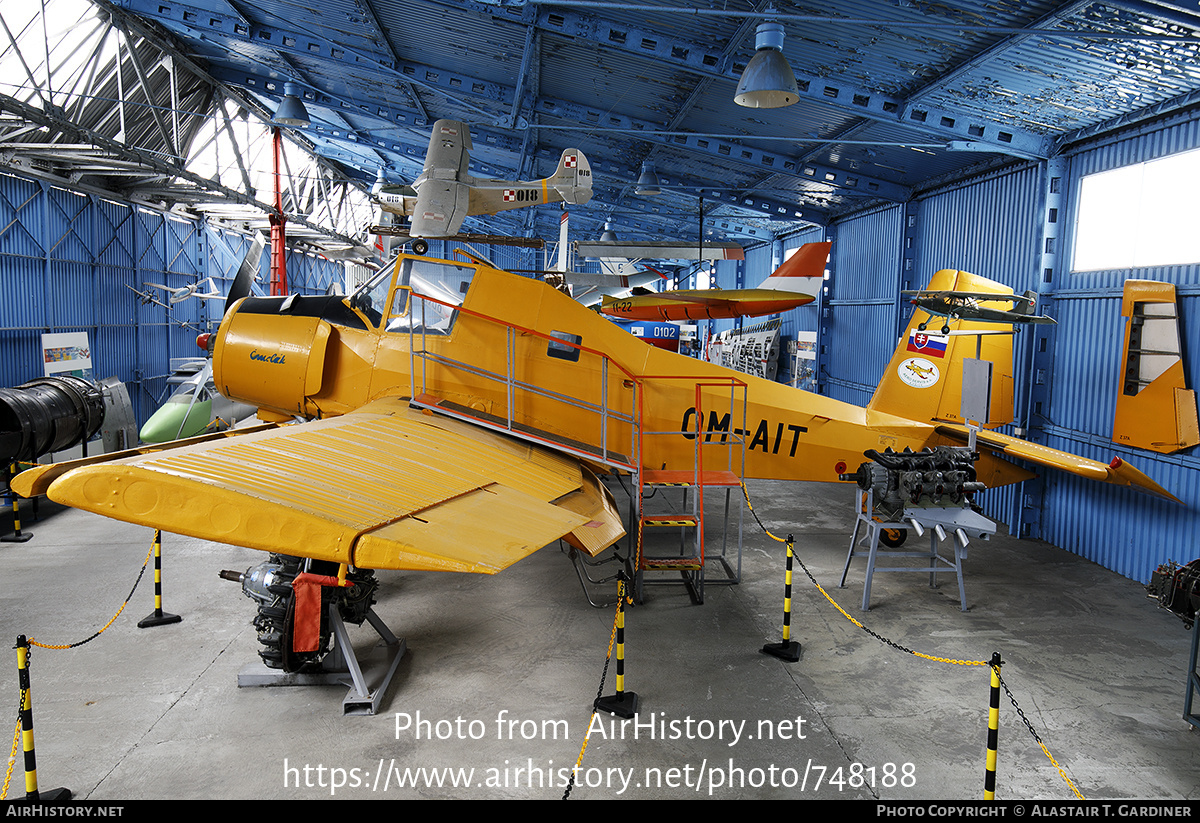 Aircraft Photo of OM-AIT | Let Z-37A Cmelak | Aeroservis Kosice | AirHistory.net #748188