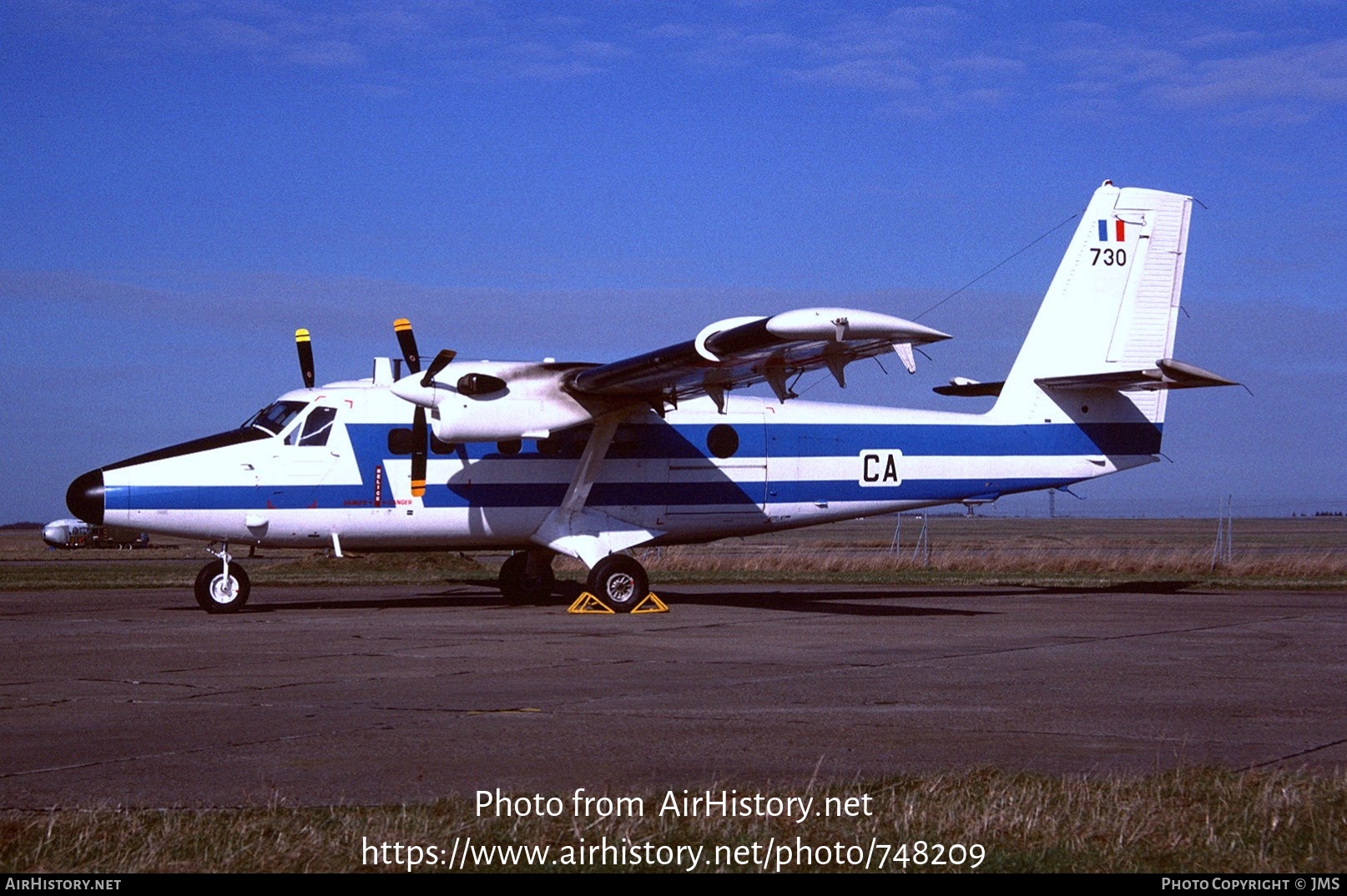 Aircraft Photo of 730 | De Havilland Canada DHC-6-300 Twin Otter | France - Air Force | AirHistory.net #748209