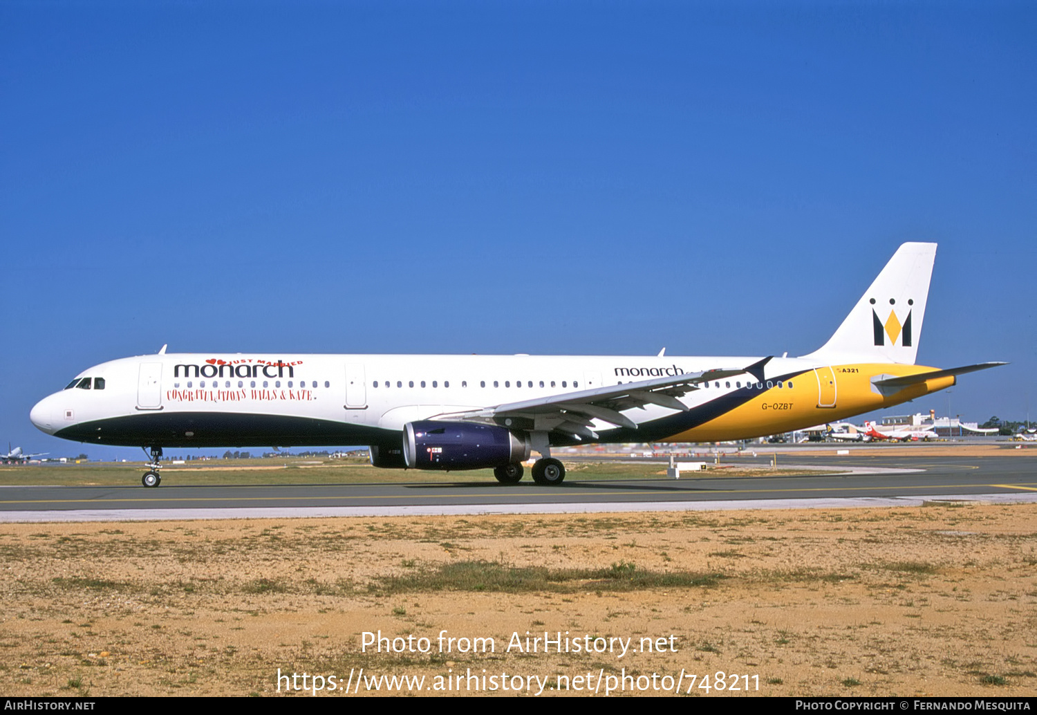 Aircraft Photo of G-OZBT | Airbus A321-231 | Monarch Airlines | AirHistory.net #748211