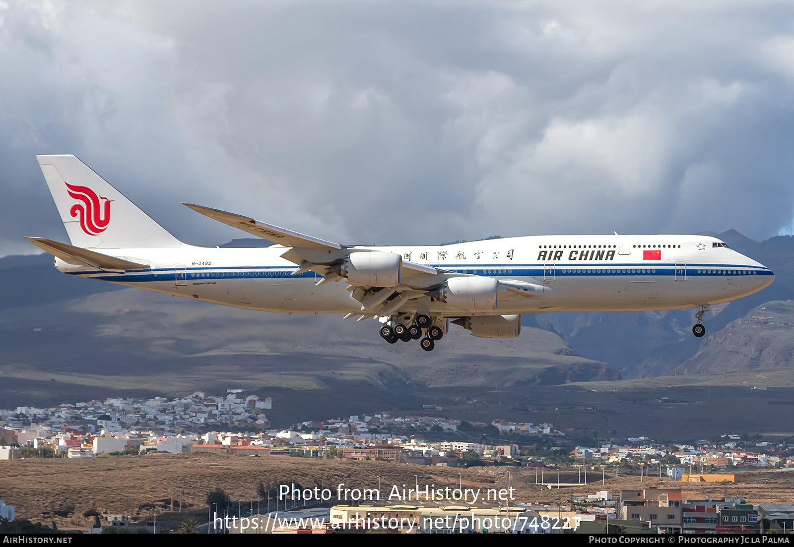 Aircraft Photo of B-2482 | Boeing 747-89L | Air China | AirHistory.net #748227