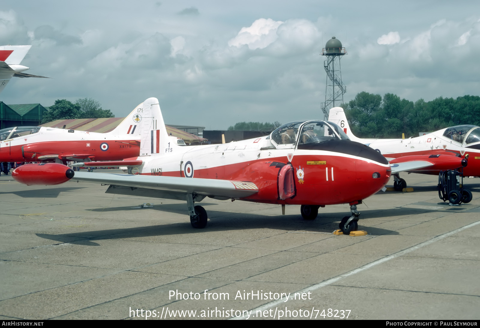 Aircraft Photo of XM461 | Hunting P.84 Jet Provost T3A | UK - Air Force | AirHistory.net #748237