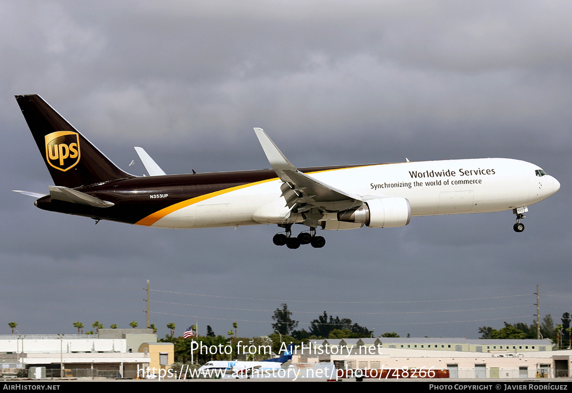 Aircraft Photo of N353UP | Boeing 767-34AF/ER | United Parcel Service - UPS | AirHistory.net #748266