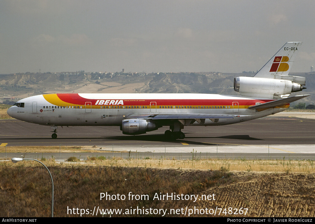 Aircraft Photo of EC-DEA | McDonnell Douglas DC-10-30 | Iberia | AirHistory.net #748267