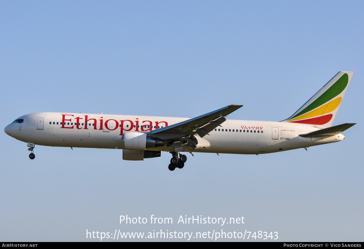 Aircraft Photo of ET-AMQ | Boeing 767-33A/ER | Ethiopian Airlines | AirHistory.net #748343