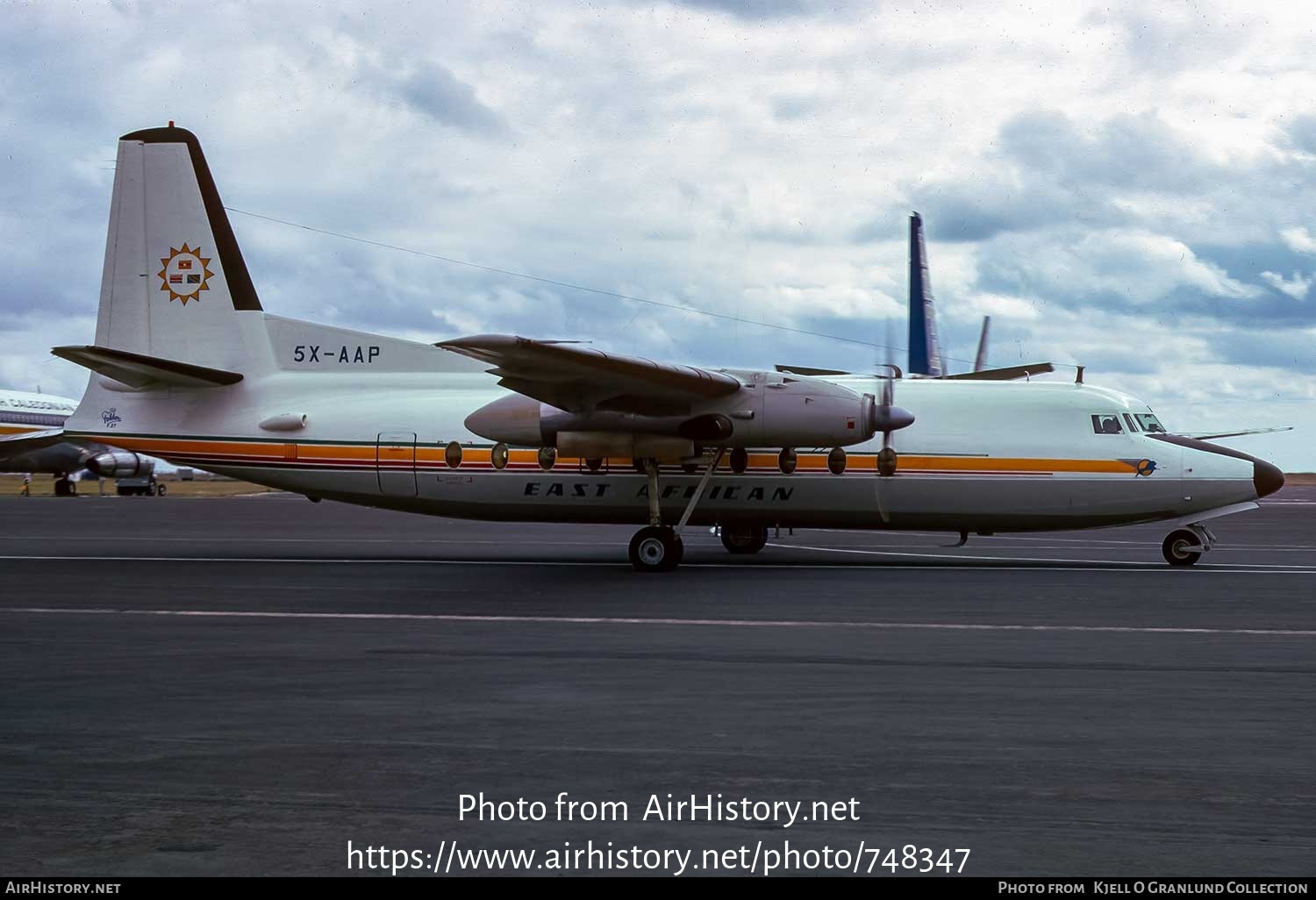 Aircraft Photo of 5X-AAP | Fokker F27-200 Friendship | East African Airways | AirHistory.net #748347