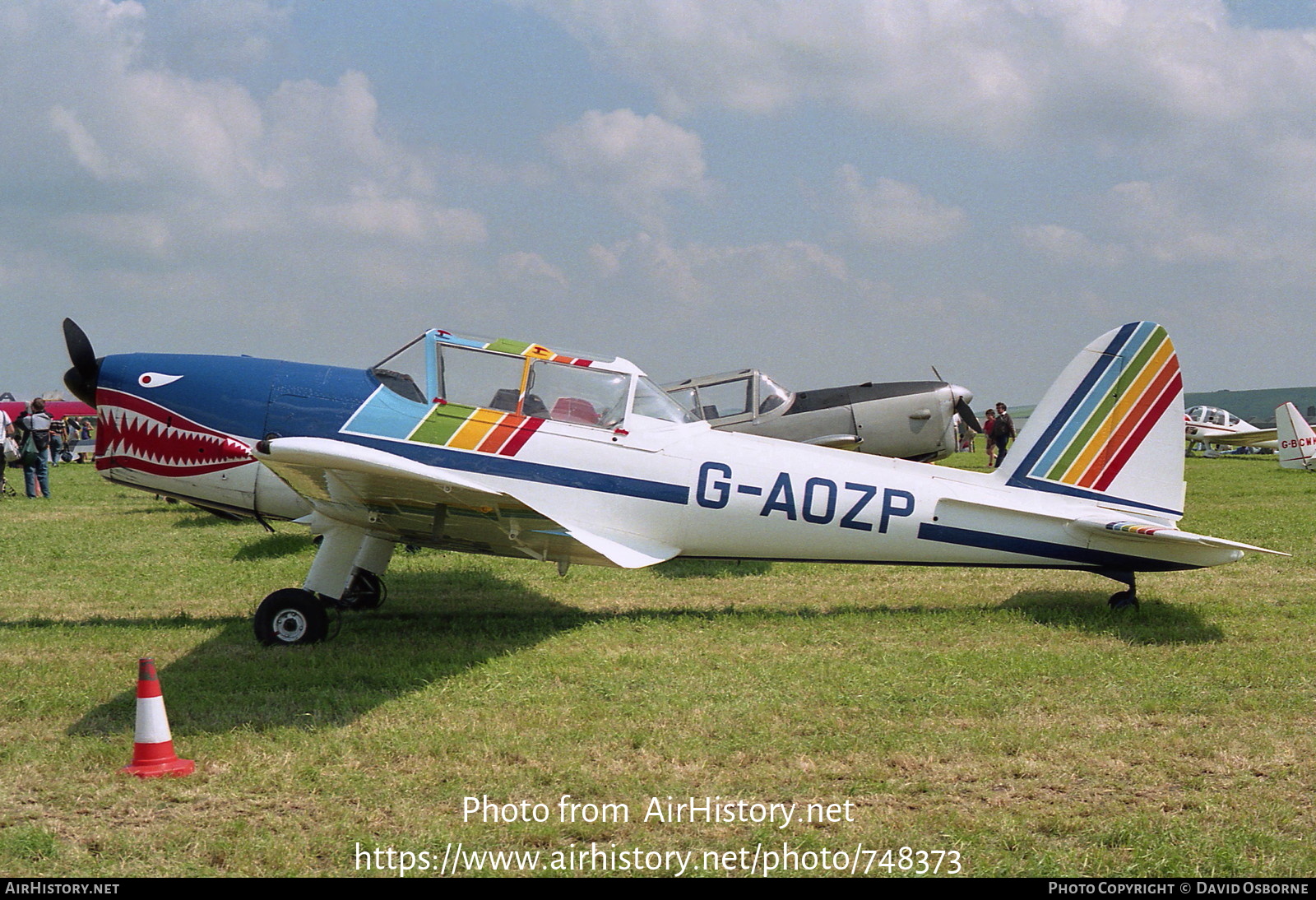 Aircraft Photo of G-AOZP | De Havilland DHC-1 Chipmunk Mk22 | AirHistory.net #748373