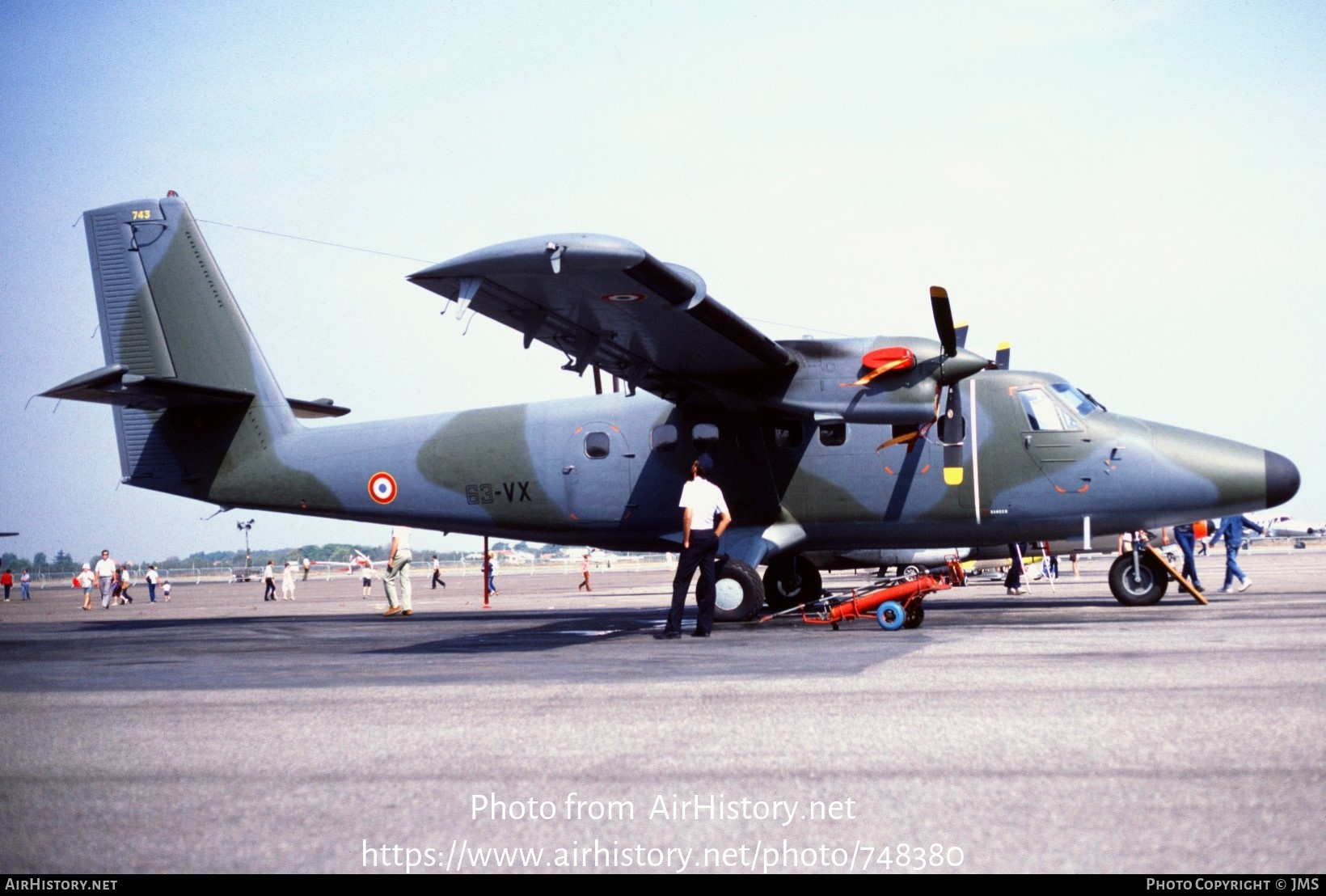 Aircraft Photo of 743 | De Havilland Canada DHC-6-300 Twin Otter | France - Air Force | AirHistory.net #748380