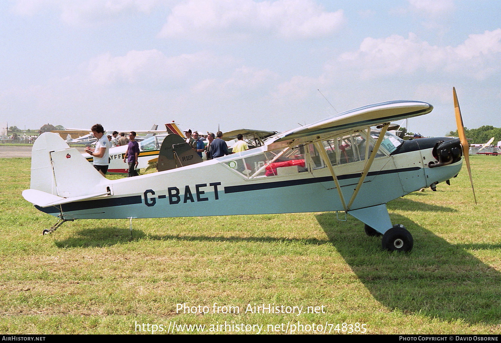 Aircraft Photo of G-BAET | Piper L-4 Cub (O-59/J-3C-65D) | AirHistory.net #748385