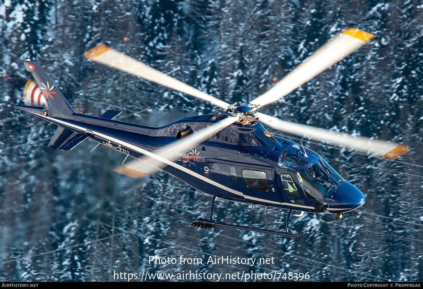 Aircraft Photo of HB-ZIU | Agusta A-119 Koala | Swiss Jet | AirHistory.net #748396