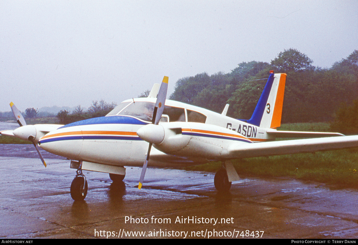 Aircraft Photo of G-ASON | Piper PA-30-160 Twin Comanche | AirHistory.net #748437