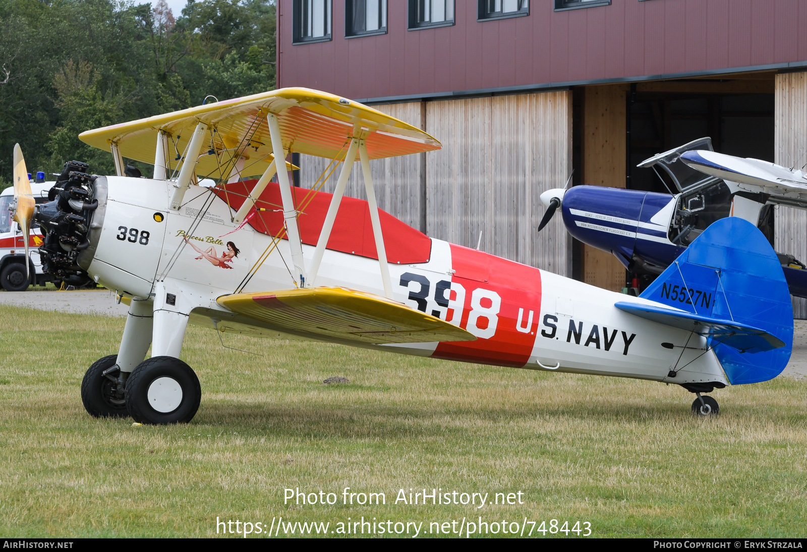 Aircraft Photo of N5527N / 398 | Boeing B75N1 Stearman | USA - Navy | AirHistory.net #748443