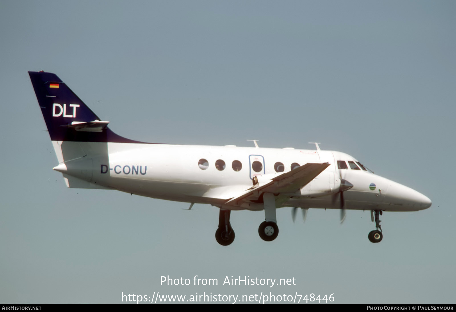 Aircraft Photo of D-CONU | British Aerospace BAe-3103 Jetstream 31 | DLT - Deutsche Luftverkehrsgesellschaft | AirHistory.net #748446