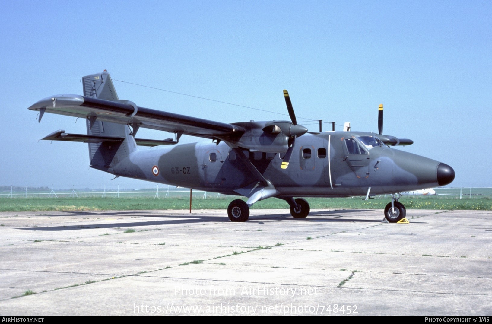 Aircraft Photo of 743 | De Havilland Canada DHC-6-300 Twin Otter | France - Air Force | AirHistory.net #748452