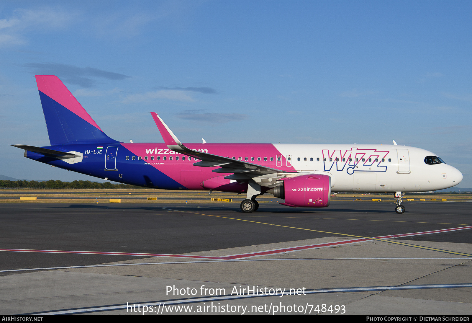 Aircraft Photo of HA-LJE | Airbus A320-271N | Wizz Air | AirHistory.net #748493