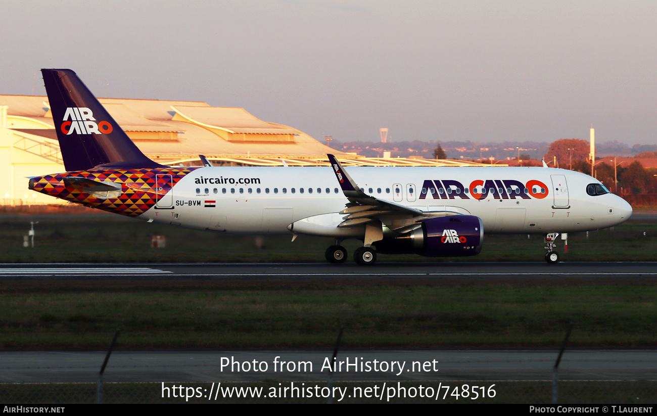 Aircraft Photo of SU-BVM | Airbus A320-251N | Air Cairo | AirHistory.net #748516