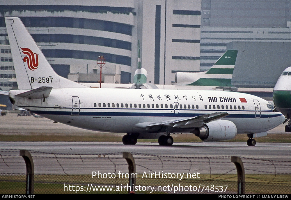 Aircraft Photo of B-2587 | Boeing 737-3J6 | Air China | AirHistory.net #748537