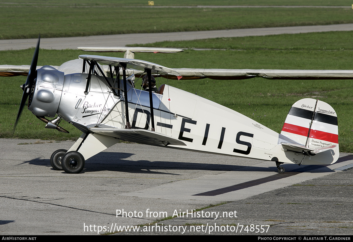 Aircraft Photo of D-EIIS | Bücker Bü T-133C Jungmeister | AirHistory.net #748557