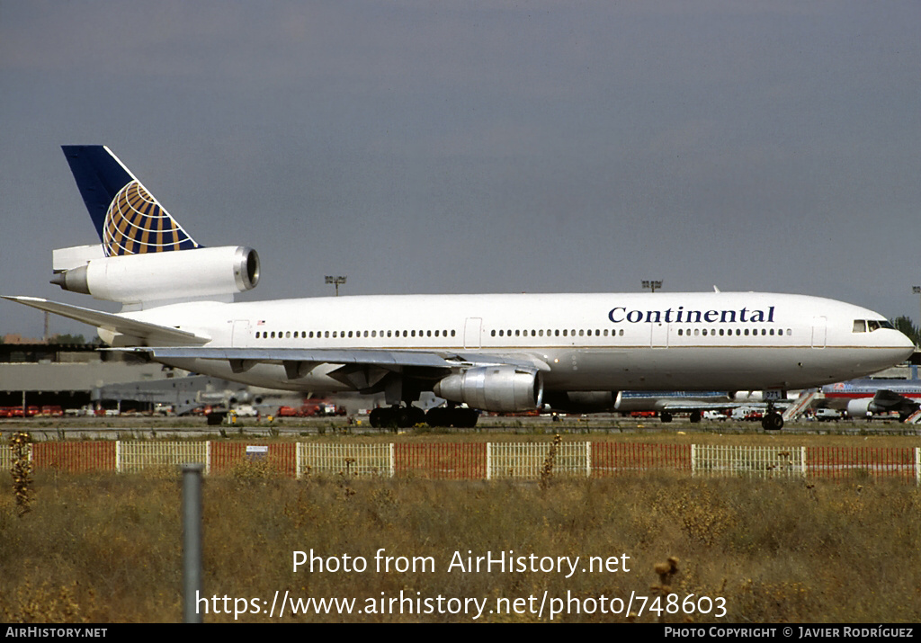 Aircraft Photo of N83071 | McDonnell Douglas DC-10-30 | Continental Airlines | AirHistory.net #748603