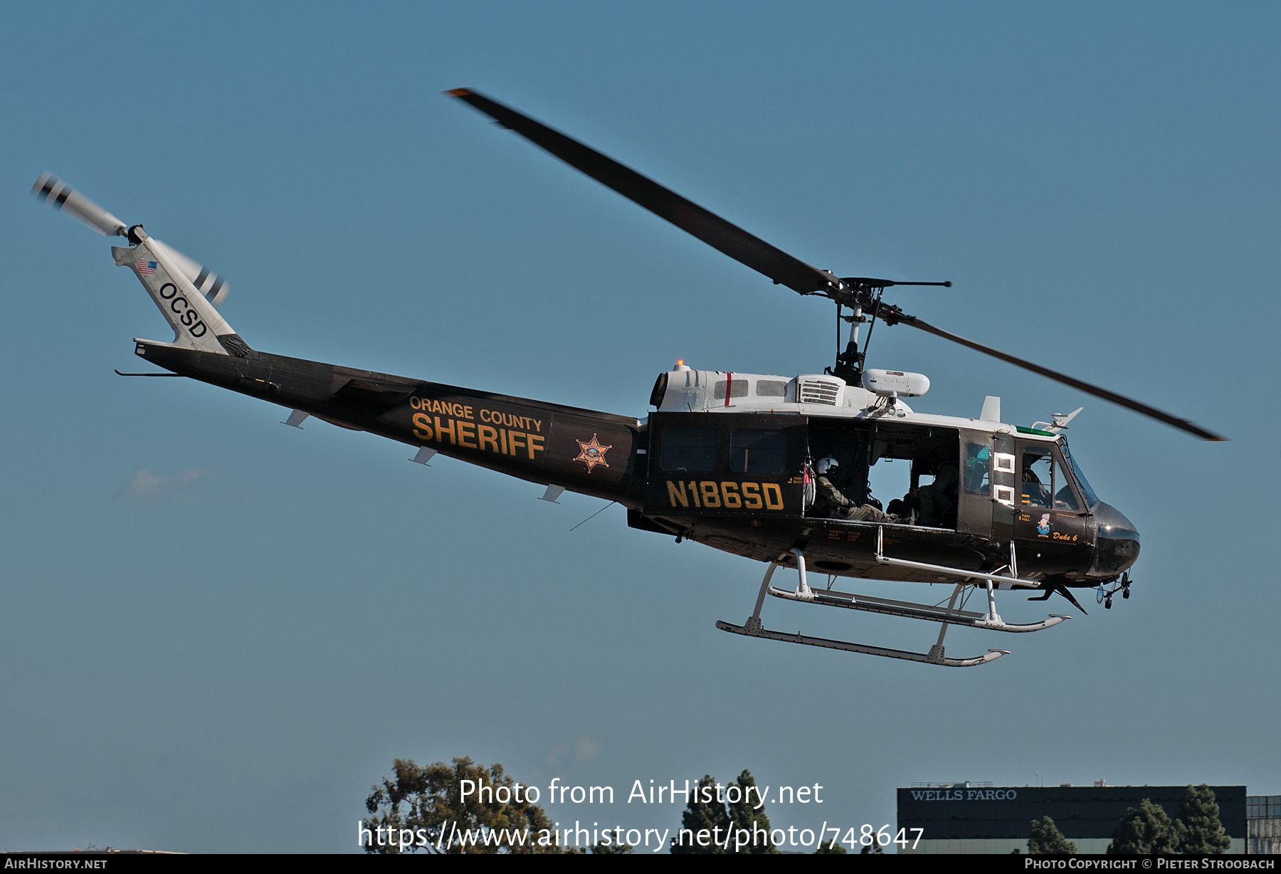 Aircraft Photo of N186SD | Bell UH-1H Iroquois | Orange County Sheriff | AirHistory.net #748647