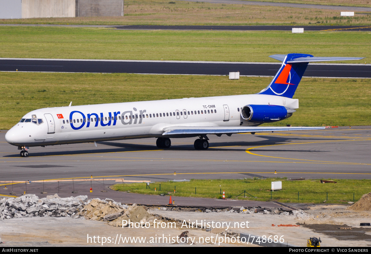 Aircraft Photo of TC-ONM | McDonnell Douglas MD-88 | Onur Air | AirHistory.net #748686