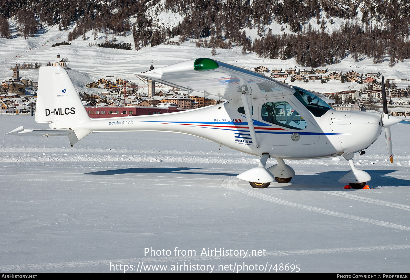 Aircraft Photo of D-MLCS | Remos G-3/600 Gemini Mirage | Ecoflight Flugschule | AirHistory.net #748695