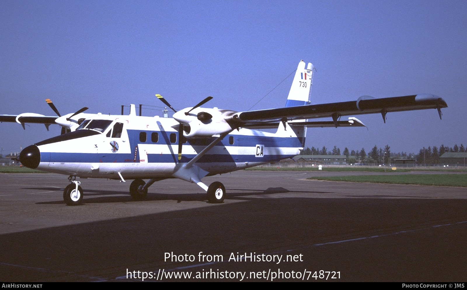 Aircraft Photo of 730 | De Havilland Canada DHC-6-300 Twin Otter | France - Air Force | AirHistory.net #748721