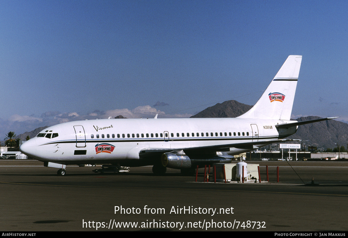 Aircraft Photo of N311VA | Boeing 737-284/Adv | Viscount Air Service | AirHistory.net #748732