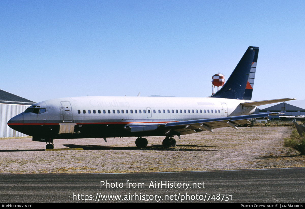 Aircraft Photo of C-FEPL | Boeing 737-2E1 | Canadian Airlines | AirHistory.net #748751